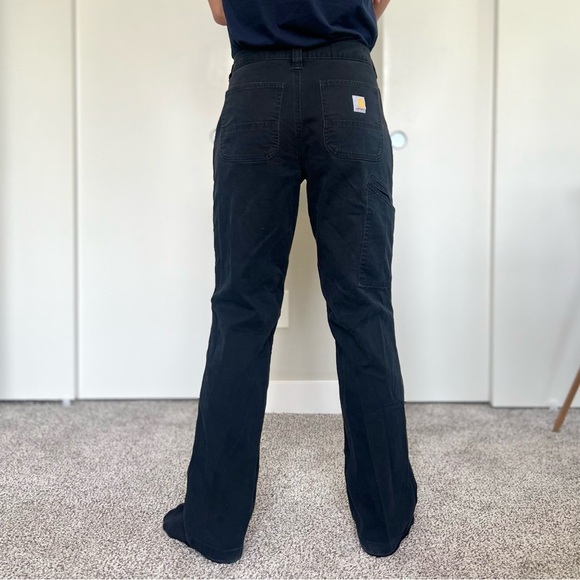 Carhartt Rugged Flex Relaxed Fit Canvas Work Pants - Black - Men’s Size 30x32 - Picture 4 of 16